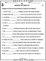 Aperçu - Feuilles d'exercices - Quiz conjugaison verbes à l'imparfait - Page 3