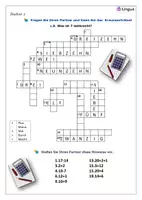 Vorschau - Arbeitsblätter - Zahlen auf Deutsch (von 0 bis 100)- Arbeitsblätter/Numbers in German-Worksheets - Seite 1