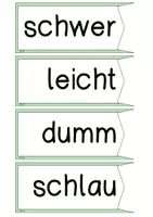 Vorschau - Fördermaterial/Inklusion - Tafelmaterial - Steigerung Adjektive - Seite 2