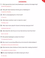 Vorschau - Arbeitsblätter - Movie Guide: Paddington in Peru (2024) Questions & Activities with Answers - Seite 2