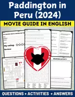 Vorschau - Arbeitsblätter - Movie Guide: Paddington in Peru (2024) Questions & Activities with Answers - Deckblatt