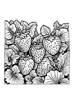 Vorschau - Arbeitsblätter - Kunst Erdbeeren Ausmalbilder Kunstidee zum Ausmalen - Seite 3
