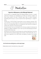 Vorschau - Arbeitsblätter - Mediation Scotland mit Lösungen - Deckblatt