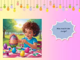 Vorschau - Stundenentwürfe - Vorgangsbeschreibung aktiv passiv Ostern - Deckblatt