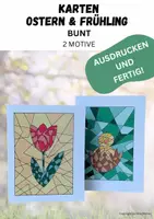 Vorschau - Bildkarten - (Post-) Karte Ostern und Frühling - Deckblatt