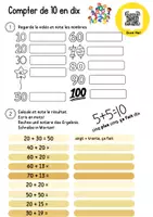 Vorschau - Arbeitsblätter - Materialpaket Les nombres - Seite 1