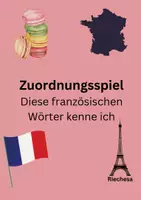 Vorschau - Spiele - Zuordnungsspiel französische Wörter im Deutschen - Deckblatt