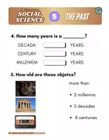 Vista previa - Hojas de trabajo - 3P Social Science The past - página 3