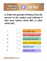 Vista previa - Hojas de trabajo - 3P Social Science The past - Portada