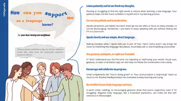 Vorschau - Unterrichtsreihen - 🌍 Supporting Immigrants' Language Journey - Leitfaden auf Englisch - Seite 2