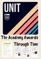 Aperçu - Préparation de séance / Séance complète - THE ACADEMY AWARDS THROUGH TIME – Une activité d'anglais ! - Page de couverture