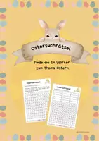 Vorschau - Arbeitsblätter - Ostersuchrätsel für die 3. Klasse - Deckblatt