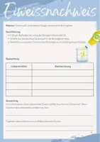 Vorschau - Arbeitsblätter - Nährstoffnachweise - Arbeitsblätter für Experimente - Seite 2
