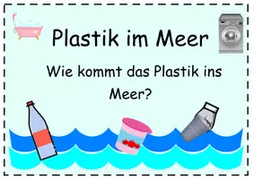 Vorschau - Unterrichtsreihen - Plastikmüll im Meer / Earth Day: Plakat & Themenleine (Visualisierung) - Sachunterricht - Kl. 3/4 - Seite 3