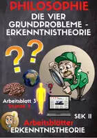 Vorschau - Arbeitsblätter - Grundprobleme der Erkenntnistheorie (Erkenntnistheorie AB 3) - Deckblatt