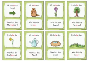 Vorschau - Spiele - Lesespiel - Frühling (Klasse 1/2) - Seite 1