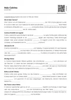 Vorschau - Arbeitsblätter - Italo Calvino (Lückentext, Erklärvideo, Übungen) - Deckblatt