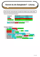 Vorschau - Arbeitsblätter - Satzglieder-Übung (Kennst du die Satzglieder?) - Seite 2