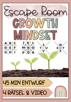 Vorschau - Stundenentwürfe - Growth Mindset trifft Escape Room – Lernen mit Spaß - Deckblatt