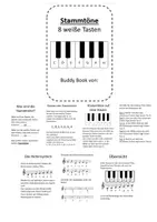 Vorschau - Mal- und Bastelvorlagen - Buddy Book Stammtöne (im Violinschlüssel) - Deckblatt