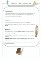 Vorschau - Arbeitsblätter - Materialpaket "Gedichte" - Seite 1