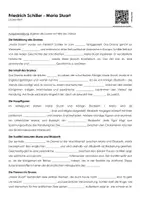 Vorschau - Arbeitsblätter - Friedrich Schiller - Maria Stuart - Lückentexte und Quiz - Seite 1