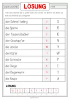 Vorschau - Arbeitsblätter - INSEKTEN Lesespaziergang - Seite 3