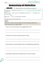 Vorschau - Arbeitsblätter - Stationsarbeit Kommasetzung an „Rico, Oskar und die Tieferschatten“ - Seite 1