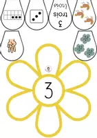 Aperçu - Apprentissages en autonomie - Fleurs à compter jusqu'à 10 LA FERME - Page 3
