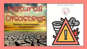 Vista previa - Fichas informativas / Documentos de lectura - NATURAL DISASTERS READING PRESENTATION+ ACTIVITIES (MARCH 23RD- WORLD METEOROLOGICAL DAY) - página 1