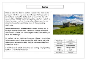 Vorschau - Arbeitsblätter - Wales Reading Comprehension Lerntheke - Seite 2