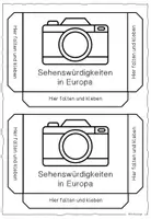 Vorschau - Arbeitsblätter - EUROPA / Sehenswürdigkeiten in Europa - Seite 1