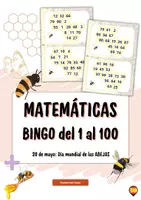 Aperçu - Jeux - BINGO DE LAS ABEJITAS: NÚMEROS DEL 1 AL 100 🐝✨ - Page de couverture