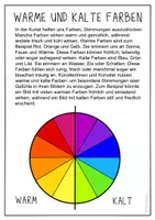 Vorschau - Arbeitsblätter - Schmetterlinge im Frühling - 3D Kunstprojekt zum Thema Warme & Kalte Farben - Seite 2