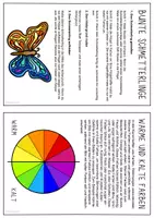 Vorschau - Arbeitsblätter - Schmetterlinge im Frühling - 3D Kunstprojekt zum Thema Warme & Kalte Farben - Seite 3