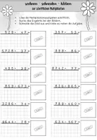 Vorschau - Arbeitsblätter - Rechnen & kleben schriftliche Multiplikation im Frühling - Seite 2