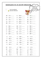 Vorschau - Arbeitsblätter - Multiplikation und Division mit 10 und 100 - Seite 3