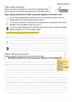 Vorschau - Arbeitsblätter - Writing practice comment and creative writing - Seite 2
