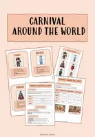 Vorschau - Arbeitsblätter - CARNIVAL AROUND THE WORLD (Fasching) - Deckblatt