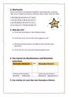 Vorschau - Arbeitsblätter - Ramadan Rätsel für Vertretungsstunden - Seite 2
