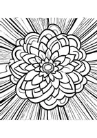 Vorschau - Arbeitsblätter - Madala Frühling Pop Art Kunst Ausmalbilder Kunstidee zum Ausmalen - Seite 2