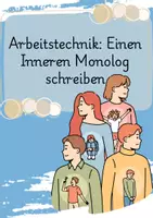 Vorschau - Merkblätter - Arbeitstechnik: Einen Innerer Monolog schreiben - Deckblatt