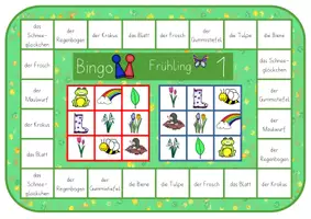 Vorschau - Stationenlernen - FRÜHLING Bingo Brettspiel | Lesespiel - Seite 3