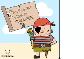 anteprima - Materiale di supporto/inclusione - Il pirata Macigno. Un libro interattivo - Pagina di copertina