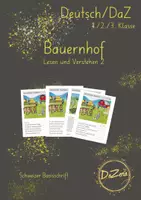 Vorschau - Unterrichtsreihen - Lesen und Verstehen 2 zum Wortschatz Bauernhof - Deckblatt