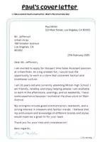 Vorschau - Arbeitsblätter - COVER LETTER - Arbeitsblätter + Lösungen - Seite 1