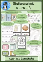 Vorschau - Unterrichtsreihen - s-Laute - s, ss, ß - Deckblatt