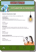 Vorschau - Arbeitsblätter - Questions Explanation & Exercises - Deckblatt