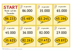 Vorschau - Spiele - Reaktionsspiel - Runden auf Tausender - Seite 1