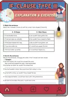 Vorschau - Arbeitsblätter - If-Clauses Type 3 Explanation & Exercises - Seite 1